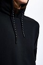 Soft touch modal hoodie 4 | BLACK | Audimas