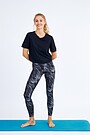 Printed functional leggings 1 | Black/grey | Audimas