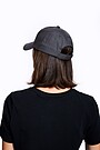 Poplin cap with reflective details 3 | GREY/MELANGE | Audimas