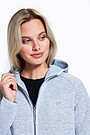 Warm fleece long zip-through jacket 4 | BLUE | Audimas