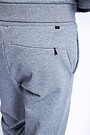 Cotton tapered fit sweatpants 4 | GREY/MELANGE | Audimas