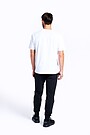 Stretch cotton t-shirt with print 2 | WHITE PRINTED | Audimas