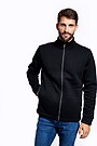 Warm fleece zip-through jacket 1 | BLACK | Audimas