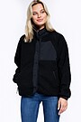 Warm fleece zip-through hoodie 1 | BLACK | Audimas