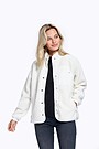 Warm fleece zip-through hoodie 4 | WHITE | Audimas