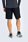 Long lightweight stretch fabric shorts 3 | BLACK | Audimas