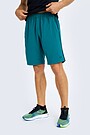 Long lightweight stretch fabric shorts 2 | GREEN/ KHAKI / LIME GREEN | Audimas