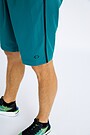 Long lightweight stretch fabric shorts 4 | GREEN/ KHAKI / LIME GREEN | Audimas