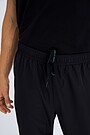 Lightweight stretch fabric pants 4 | BLACK | Audimas