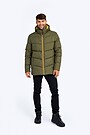 Puffer down jacket 1 | GREEN/ KHAKI / LIME GREEN | Audimas