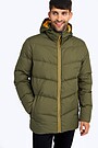 Puffer down jacket 3 | GREEN/ KHAKI / LIME GREEN | Audimas