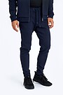 Cotton tapered fit sweatpants 2 | BLUE | Audimas