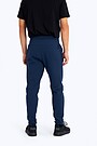 Stretch cotton tapered fit sweatpants 3 | BLUE | Audimas