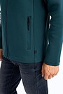 Stretch cotton zip-through jacket 4 | GREEN/ KHAKI / LIME GREEN | Audimas