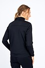 Zip-through stretch sweatshirt with cotton inside 2 | BLACK | Audimas