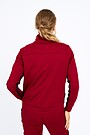 Zip-through stretch sweatshirt with cotton inside 2 | BURGUND | Audimas