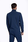Strech cotton zip-through jacket 2 | BLUE | Audimas