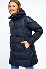 Long puffer down jacket 1 | BLACK | Audimas