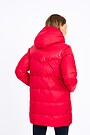 Long puffer down jacket 3 | RED/PINK | Audimas