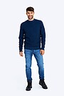 Merino wool blend sweater 4 | BLUE | Audimas