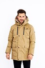 Puffer down parka with membrane 1 | BROWN | Audimas