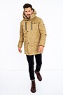 Puffer down parka with membrane 2 | BROWN | Audimas
