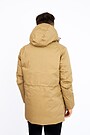 Puffer down parka with membrane 3 | BROWN | Audimas