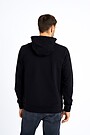 Stretch cotton hoodie 2 | BLACK | Audimas