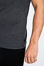 Fine merino wool short sleeve t-shirt 3 | GREY/MELANGE | Audimas