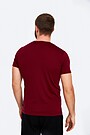 Fine merino wool short sleeve t-shirt 2 | BORDO | Audimas