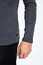 Fine merino wool long sleeve t-shirt 3 | GREY/MELANGE | Audimas