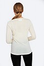 Fine merino wool long sleeve top 3 | WHITE | Audimas