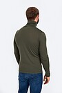 Fine merino wool long sleeve roll-neck top 2 | GREEN/ KHAKI / LIME GREEN | Audimas