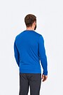 Plonos merino vilnos marškinėliai ilg. rankovėmis 3 | BLUE | Audimas