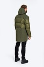 Puffer down jacket 2 | GREEN/ KHAKI / LIME GREEN | Audimas