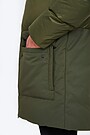 Puffer down jacket 4 | GREEN/ KHAKI / LIME GREEN | Audimas