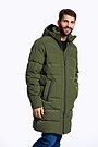 Puffer down coat with membrane 3 | GREEN/ KHAKI / LIME GREEN | Audimas