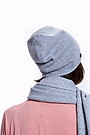 Knitted merino wool hat with cashmere 2 | GREY MELANGE | Audimas