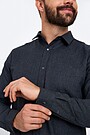 Merino wool blend shirt 3 | GREY/MELANGE | Audimas