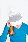 Knitted merino wool hat 2 | WHITE | Audimas