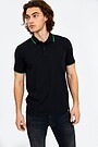 Cotton polo shirt 1 | BLACK | Audimas