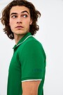 Cotton polo shirt 4 | GREEN/ KHAKI / LIME GREEN | Audimas