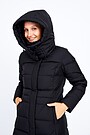 Long puffer down coat 3 | BLACK | Audimas