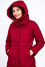 Long puffer down coat 3 | BURGUND | Audimas