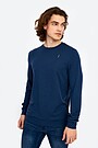 Merino wool blend sweatshirt 2 | BLUE | Audimas
