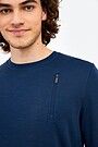 Merino wool blend sweatshirt 4 | BLUE | Audimas