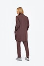 Merino-bamboo blend cardigan 3 | BROWN/BORDEAUX | Audimas