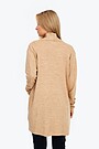 Merino-bamboo blend cardigan 2 | BROWN | Audimas