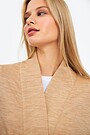 Merino-bamboo blend cardigan 3 | BROWN | Audimas