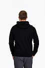 Merino wool blend zip-through hoodie 2 | BLACK | Audimas